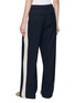 Back View - Click To Enlarge - RAG & BONE - Siena Side Stripe Drawstring Waistband Wool Pants