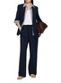 Figure View - Click To Enlarge - RAG & BONE - Siena Side Stripe Drawstring Waistband Wool Pants