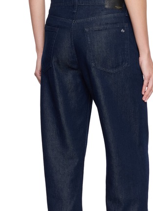 Back View - Click To Enlarge - RAG & BONE - Logan Wide Leg Denim Jeans
