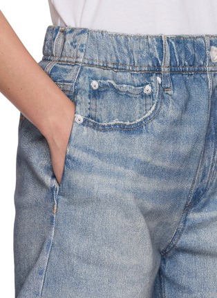  - RAG & BONE - Miramar Denim Effect Cotton Terry Shorts
