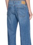 Back View - Click To Enlarge - RAG & BONE - Saige Boxer Waistband Straight Leg Denim Jeans
