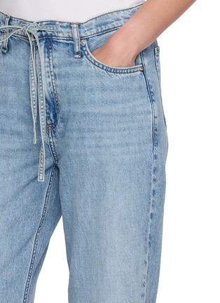  - RAG & BONE - Phoebe Drawstring Washed Denim Jeans