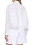 Back View - Click To Enlarge - RAG & BONE - Striped Sheer Panel Point Collar Shirt