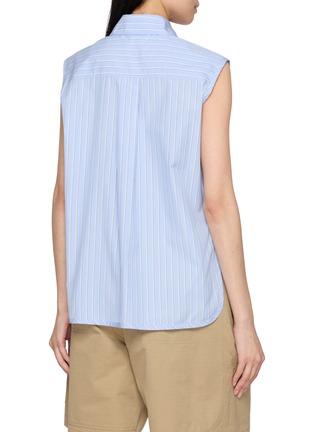 Back View - Click To Enlarge - LOEWE - Striped Sleeveless Shirt