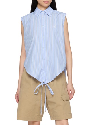 Main View - Click To Enlarge - LOEWE - Striped Sleeveless Shirt