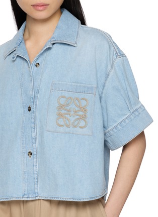  - LOEWE - Cropped Denim Shirt