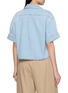 Back View - Click To Enlarge - LOEWE - Cropped Denim Shirt