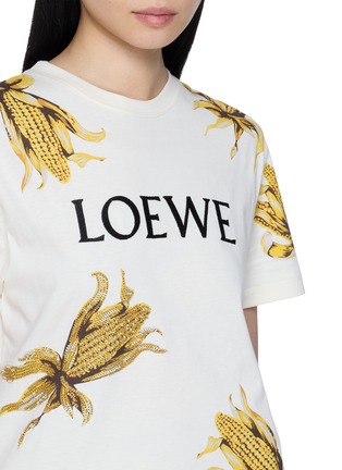  - LOEWE - Embellished Corn Print T-Shirt