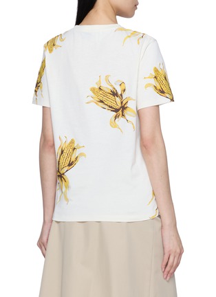 Back View - Click To Enlarge - LOEWE - Embellished Corn Print T-Shirt