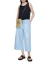 Figure View - Click To Enlarge - LOEWE - Cropped Wide Leg Jeans