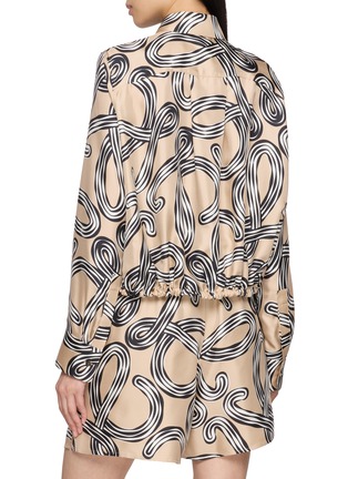 Back View - Click To Enlarge - LOEWE - Anagram Print Balloon Shirt