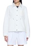 Main View - Click To Enlarge - LOEWE - Leather Chest Patch Workwear Jacket