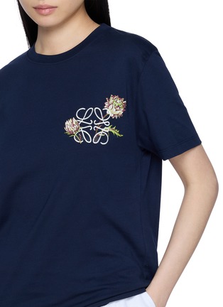 - LOEWE - Anagram Embroidered T-Shirt