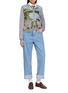 Figure View - Click To Enlarge - THOM BROWNE - Nantucket Scenic Print Crewneck Knit Cardigan