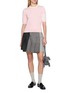 Figure View - Click To Enlarge - THOM BROWNE - Hector Intarsia 4 Bar Cotton T-Shirt