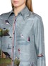  - THOM BROWNE - Sailboat Scene Silk Shirt