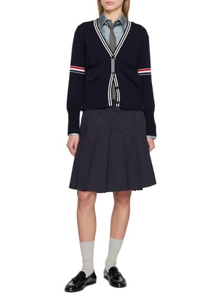 Figure View - Click To Enlarge - THOM BROWNE - Sailboat Scene Silk Shirt