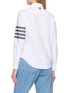 Back View - Click To Enlarge - THOM BROWNE - 4-Bar Oxford Cotton Shirt