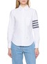 THOM BROWNE 4-Bar Oxford Cotton Shirt
