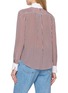 Back View - Click To Enlarge - THOM BROWNE - Striped Detachable Collar Silk Shirt