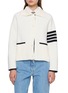 THOM BROWNE 4 Bar Knit Jacket