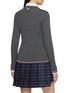 Back View - Click To Enlarge - THOM BROWNE - Rib Stitch Merino Wool Knit Cardigan