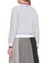 Back View - Click To Enlarge - THOM BROWNE - RWB Cuff Cotton Tweed Bomber Jacket