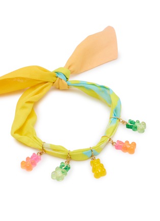 Detail View - Click To Enlarge - TASH AND LEY - Gummy Bear Charm Scarf Necklace