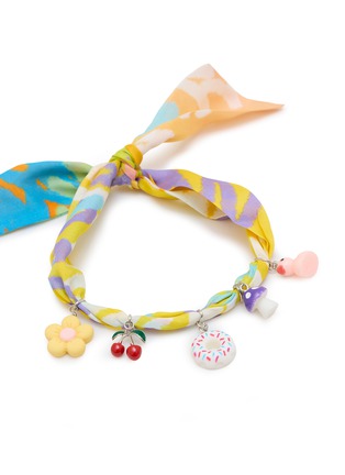 Detail View - Click To Enlarge - TASH AND LEY - DOH Charm Scarf Necklace