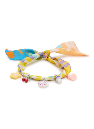 Main View - Click To Enlarge - TASH AND LEY - DOH Charm Scarf Necklace