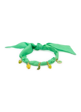 Main View - Click To Enlarge - TASH AND LEY - Fruit Charm Scarf Necklace