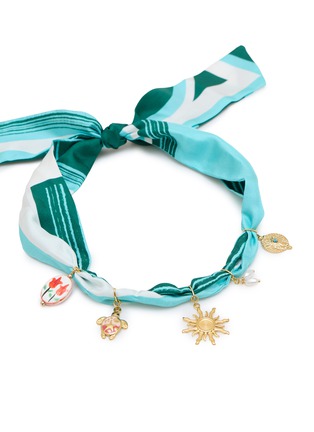 Detail View - Click To Enlarge - TASH AND LEY - Coastal Charm Scarf Necklace