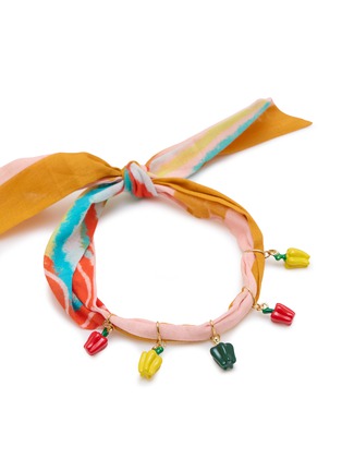 Detail View - Click To Enlarge - TASH AND LEY - Pepper Charm Scarf Necklace