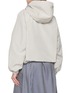 Back View - Click To Enlarge - LOEWE - Cropped Drawstring Hooded Zip Up Jacket