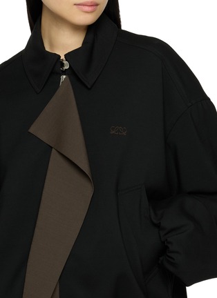  - LOEWE - Draped Panel Zip-Up Jacket