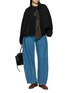 Figure View - Click To Enlarge - LOEWE - Draped Panel Zip-Up Jacket