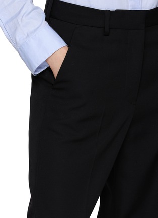 Detail View - Click To Enlarge - LOEWE - Layered Button Up Hem Pants