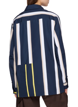 Back View - Click To Enlarge - LOEWE - Oversized Striped Shirt