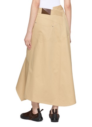 Back View - Click To Enlarge - LOEWE - Asymmetrical Cotton Skirt