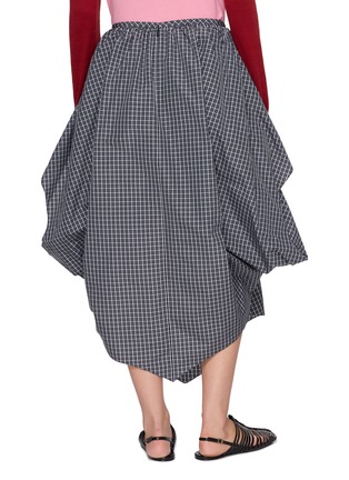 Back View - Click To Enlarge - LOEWE - Asymmetric Draped Panel Midi Skirt