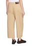 Back View - Click To Enlarge - LOEWE - Panelled Knee Cotton Cropped Pants