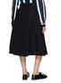 Back View - Click To Enlarge - LOEWE - Belted A-Line Midi Skirt