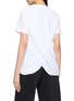 Back View - Click To Enlarge - LOEWE - Twisted Draped Cotton Jersey T-Shirt