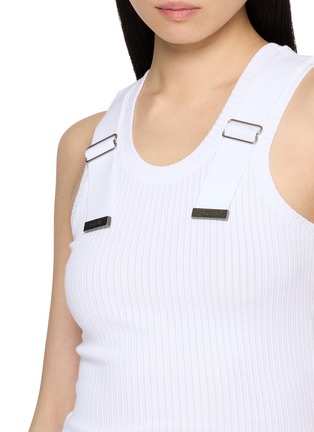  - LOEWE - Engraved Strap Ribbed Tank Top