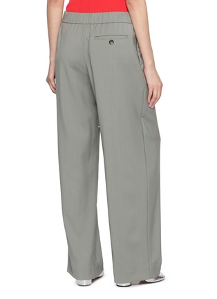 Back View - Click To Enlarge - LOEWE - Elasticated Waistband Fluid Wool Pants