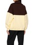 Back View - Click To Enlarge - LOEWE - Colour Blocked Zip Up Sweater