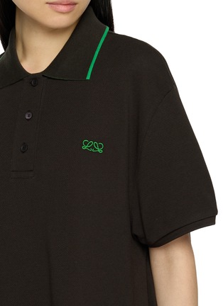  - LOEWE - Embroidered Logo Polo Dress
