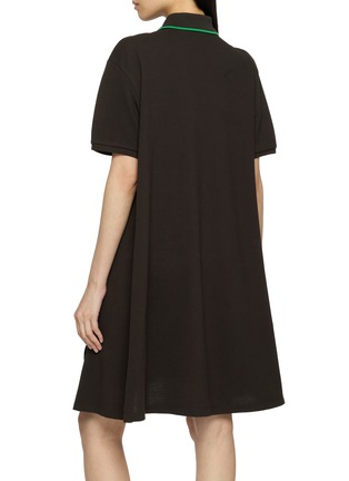 Back View - Click To Enlarge - LOEWE - Embroidered Logo Polo Dress
