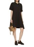 Figure View - Click To Enlarge - LOEWE - Embroidered Logo Polo Dress