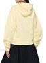 Back View - Click To Enlarge - LOEWE - Flamenco Leather Drawstring Hoodie